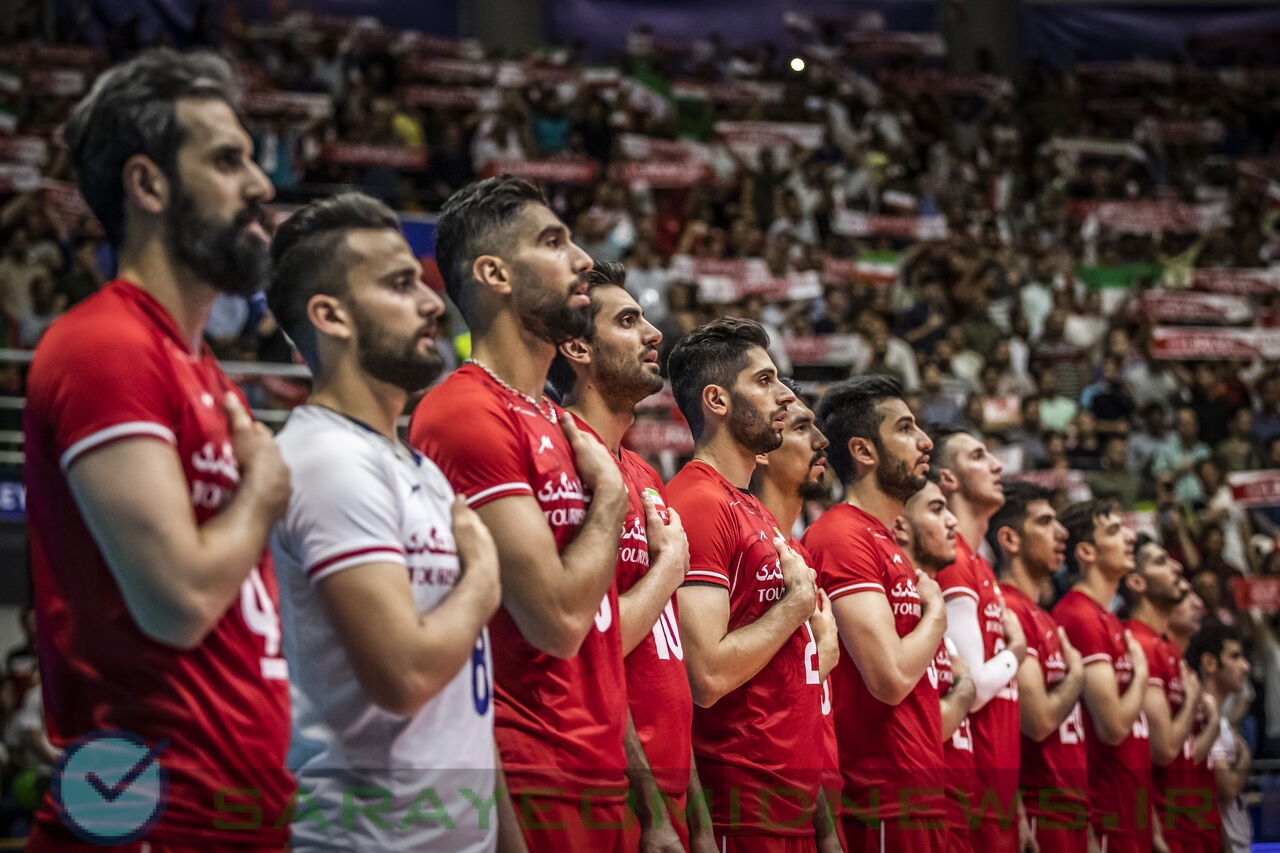 تیم ملی والیبال ایران در صدر آسیا